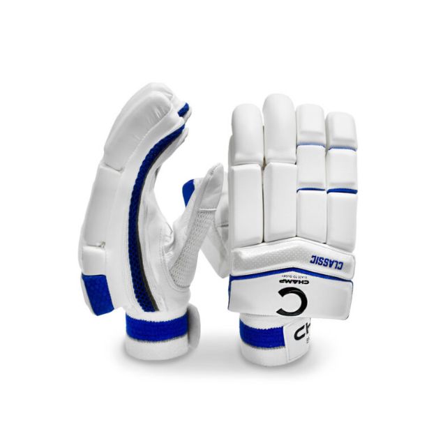 Picture of Champ Classic Batting gloves – White and Blue - RH