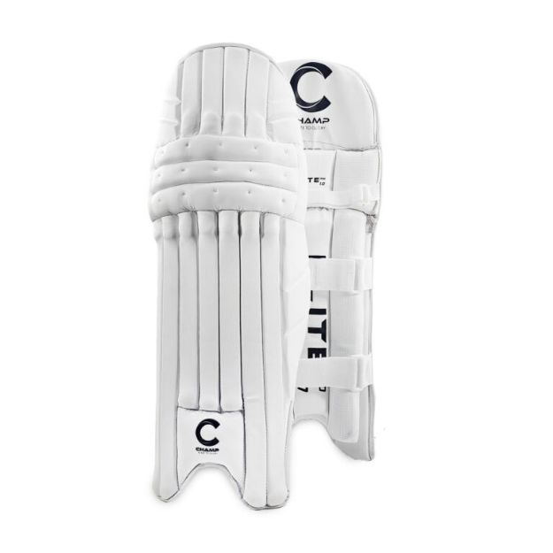 Picture of Champ Elite Pro 1.0 – Light Weight – Batting Leg Guard – Black and White - Junior - RH