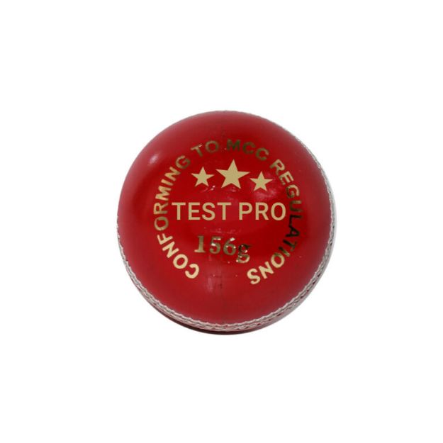 Picture of Champ Test Pro 4pc Cricket Ball 156g - Red