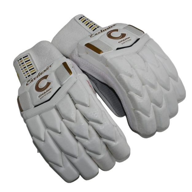 Picture of Champ Exclusive Batting Gloves 1.1- Adults – White Gold