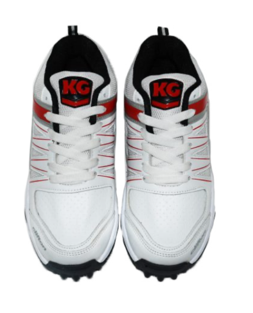 Picture of KG Boost Red/White Rubber Cricket Shoes