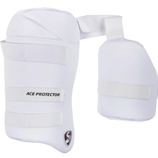 Picture of SG ACE PROTECTOR (WHITE) Dual Thigh Pad