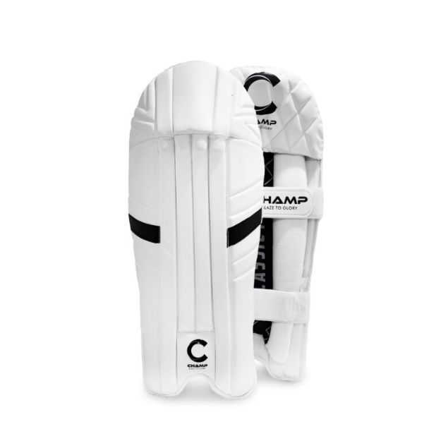 Picture of Champ Classic Pro Wicket Keeping Pads - White