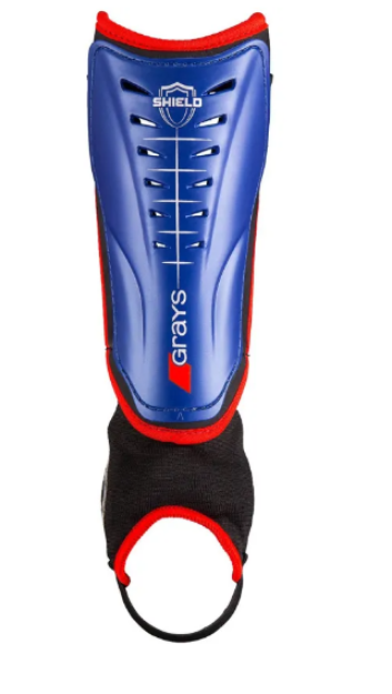 Picture of Grays Hockey Shield Shinguard - Royal Blue and Red