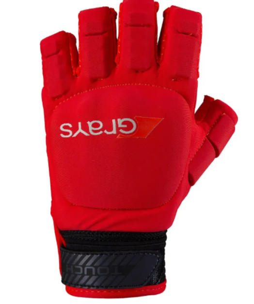 Picture of Grays Hockey Touch Glove - Left Hand - Florescent Red