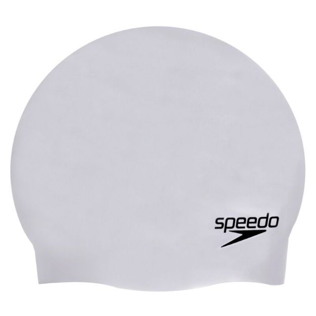Picture of Speedo Plain Moulded Silicone Cap