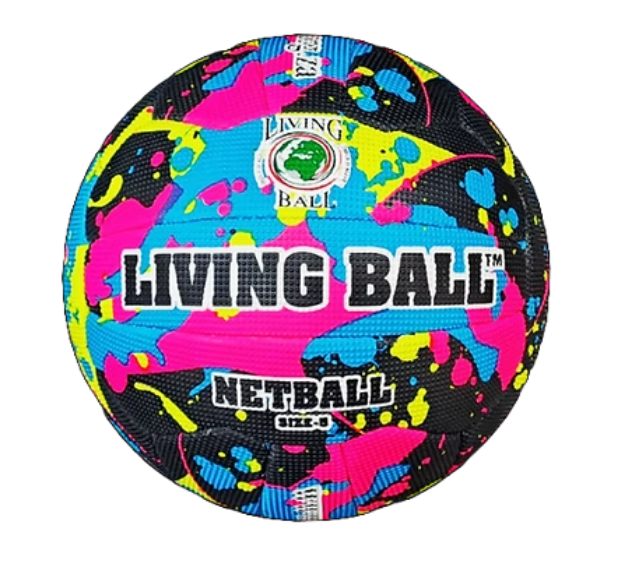 Picture of Living Ball Neon Netball Ball - Size 5