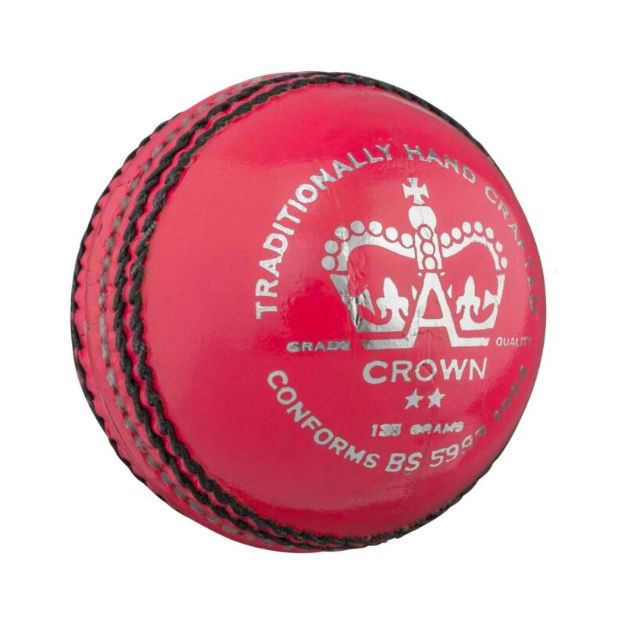 Picture of Gray-Nicolls Royal Crown 2-piece Cricket Ball - Pink - 156g