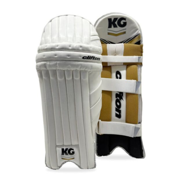 Picture of KG Select Gold and White – Batting Pads