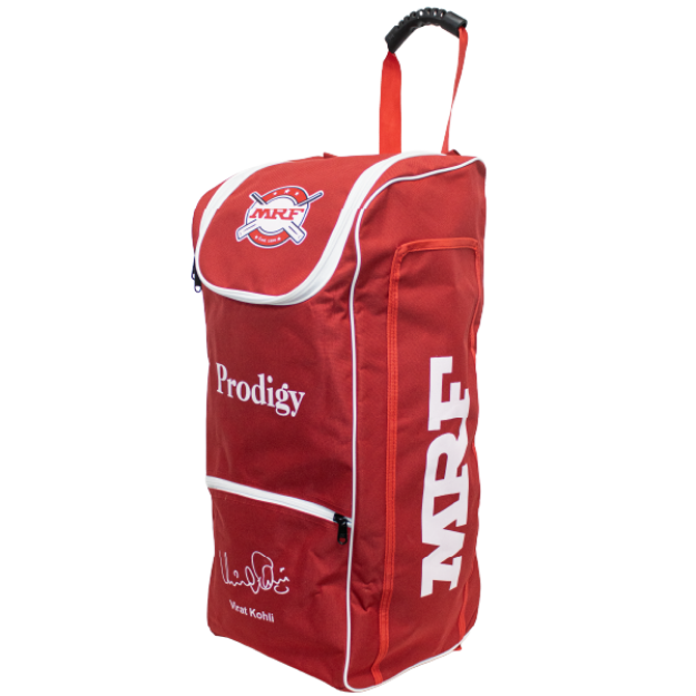 Picture of MRF Prodigy Duffle Wheelie Kit Bag - Junior - Red