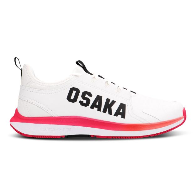 Picture of Osaka Furo Court White - Raspberry